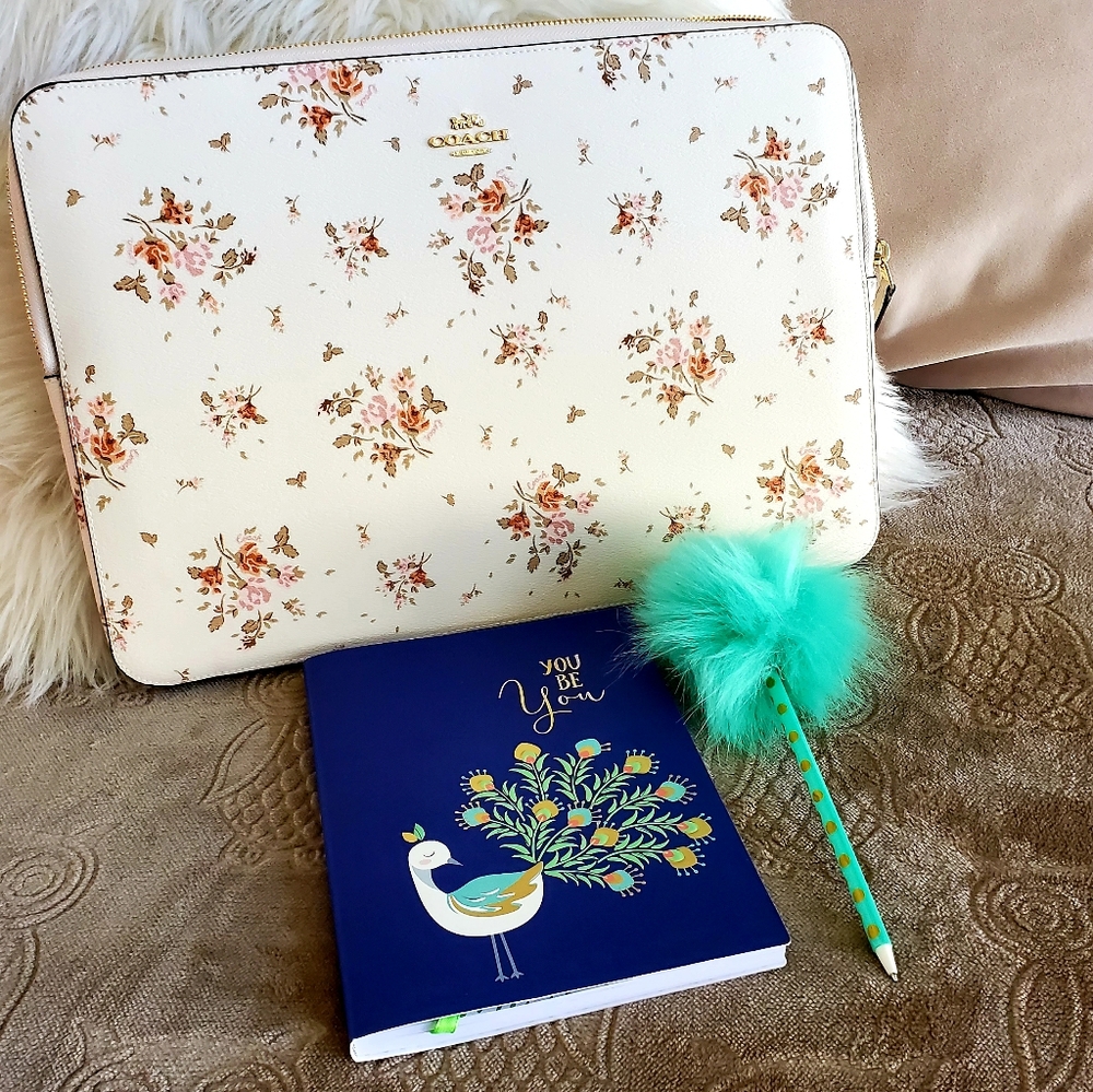 Coach Floral Laptop Case